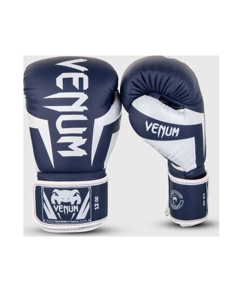 Boxing Gloves Venum: Bokso pirštinės Venum Elite - baltos/mėlynos