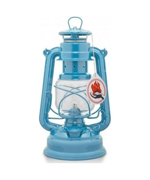 Camping Lamps : Kerosene outdoor lantern Feuerhand Hurricane multicolour, Colour Pastel Blue