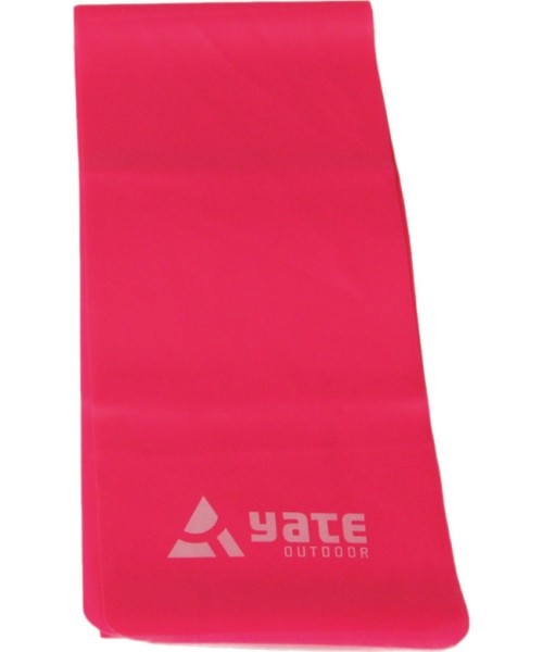 Elastinės juostos-kilpos Yate: Pasipriešinimo guma Yate, 25mx15cm, vidutinis pasipriešinimas, raudona