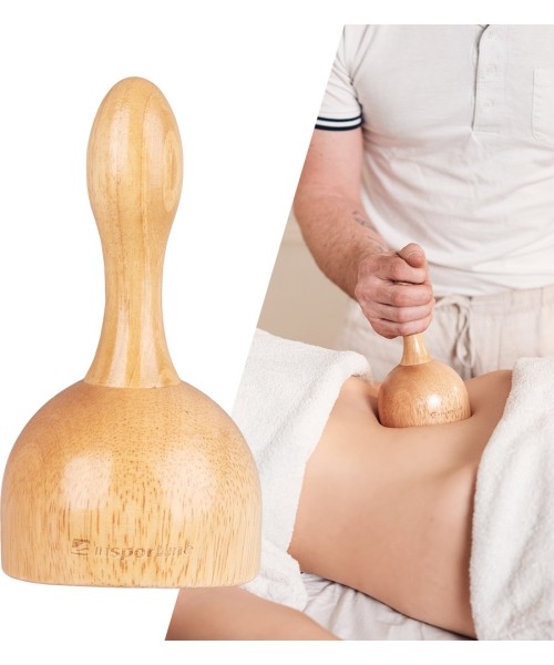 Smulkūs masažuokliai inSPORTline: Wooden Massage Suction Cup inSPORTline Vitmar 200