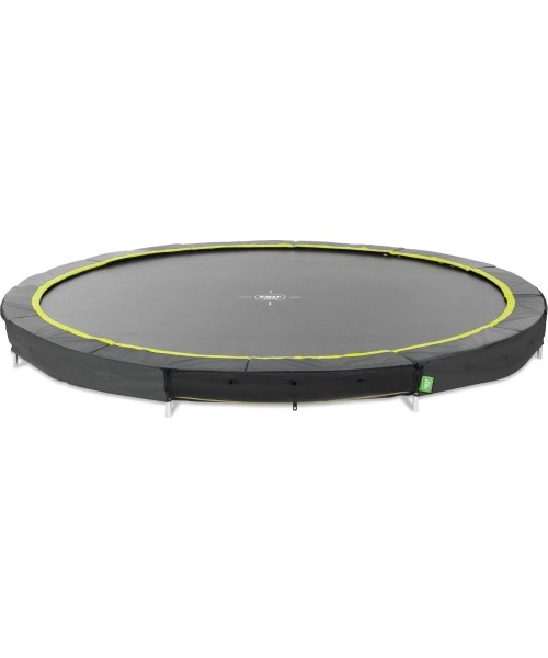Įleidžiami batutai Exit: EXIT Silhouette ground sports trampoline ø427cm - black