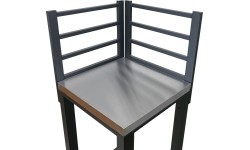 Gas Grills Cattara: Lauko virtuvės kampinis modulis TORINO 3 47x47x123cm