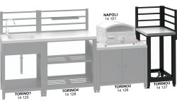 Gas Grills Cattara: Lauko virtuvės kampinis modulis TORINO 3 47x47x123cm