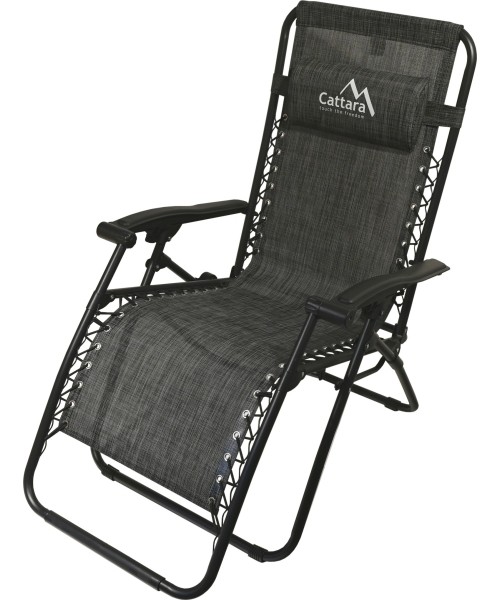 Turistinės kėdės Cattara: Šezlongas / krėslas ALICANTE antracitas