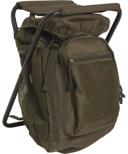 Outdoors Backpacks MIL-TEC: OD BACKPACK WITH CHAIR