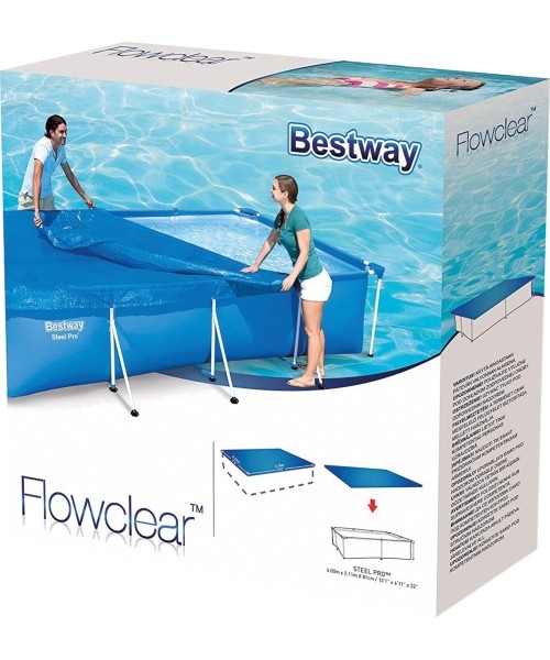 Vandens atrakcionai Bestway: Baseino uždanga Bestway 400x211cm