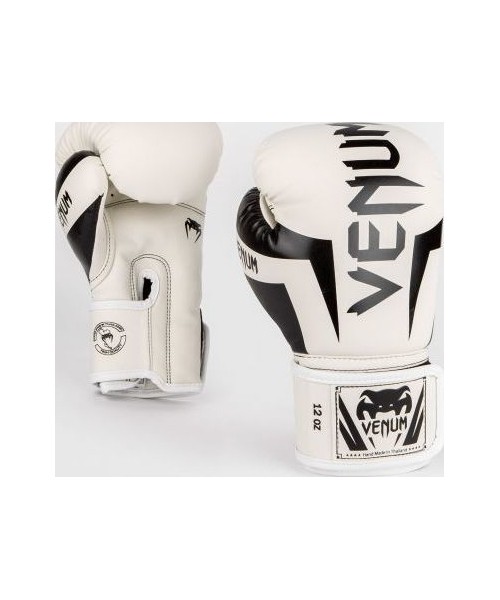 Boxing Gloves Venum: Bokso pirštinės Venum Elite - baltos/juodos