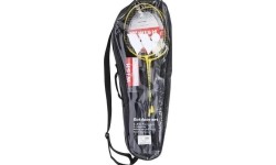 Badmintono rinkiniai Wish: ALUMTEC 4466 BADMINTONO RINKINYS 2 VNT. + SMIGINIS 3 VNT. + TINKLELIS + NORŲ LINIJOS