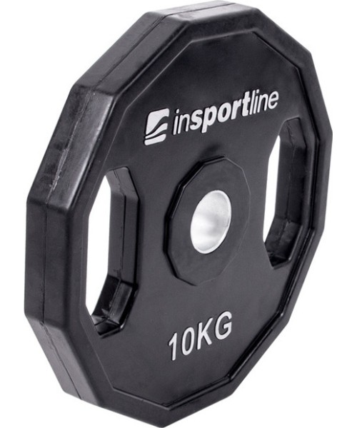 30 mm - Plieniniai svoriai padengti guma inSPORTline: Guma padengtas svoris 30mm inSPORTline Ruberton 10kg