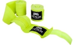 Boxing Wraps & Gel Undergloves Venum: Bintai boksui Venum Kontact, 2.5 m - Neo Yellow