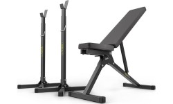 Barbell & Squat Stands SmartGym: Treniruoklių komplektas (treniruočių suoliukas + štangos stovas) SmartGym Fitness Accessorie...