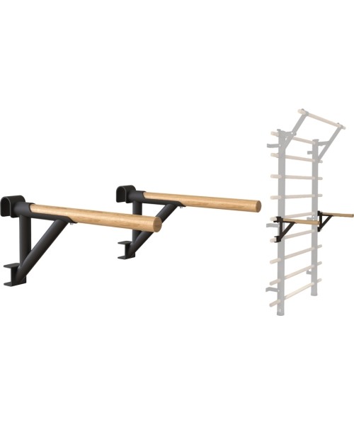 Pull-Up Bars and Parallel Bars for Wall Bars inSPORTline: Lygiagrečios juostos "inSPORTline Wootaline" ir "Wootalux" sieninėm...