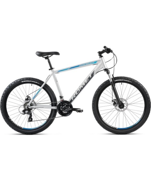 Dviračiai jaunimui ir suaugusiems Romet: Dviratis Romet Rambler R6.2 2024 silver-blue