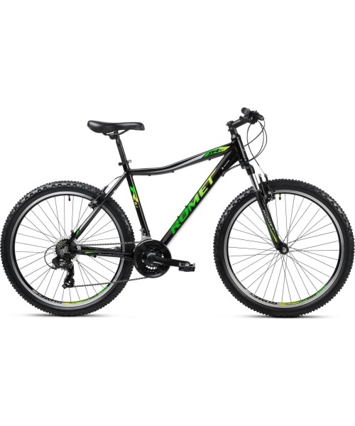 Dviračiai jaunimui ir suaugusiems Romet: Dviratis Romet Rambler R6.1 JR 2024 black-green-grey