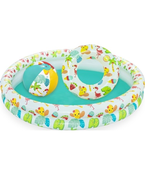 Children's Pools Bestway: Baseino irklavimas Baseino ratų kamuoliukų rinkinys 3 po 1 1 22 20 cm BESTWAY