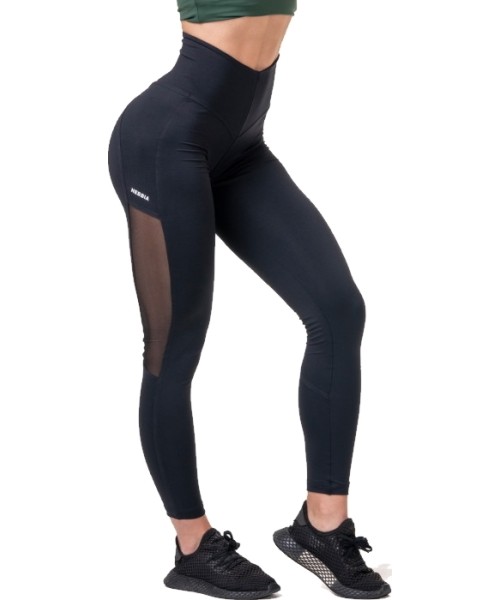 High Waist Leggings Nebbia: Moteriškos tamprės paaukštintu liemeniu Nebbia Mesh 573