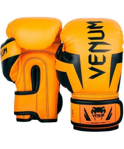 Bokso pirštinės Venum: Venum Elite Boxing Gloves Kids - Exclusive - Fluo orange