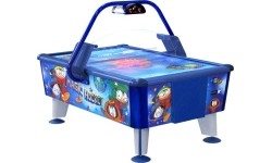 Table Hockey : "Airhockey Magic", 163x107 cm, mėlyna-raudona-balta, skirtas komerciniam naudojimui, be monetų tikrintuvo