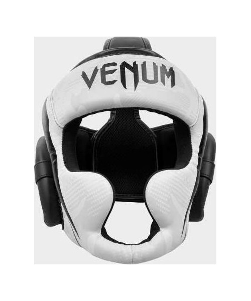 Boxing Helmets Venum: Boxing Headgear Venum Elite - White/Camo