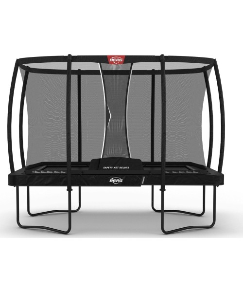 Pastatomi batutai BERG: BERG Ultim Champion Regular 330 Black + Safety Net Deluxe