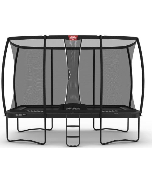 On-ground trampolines BERG: BERG Ultim Champion Regular 410 Grey + Safety Net DLX XL