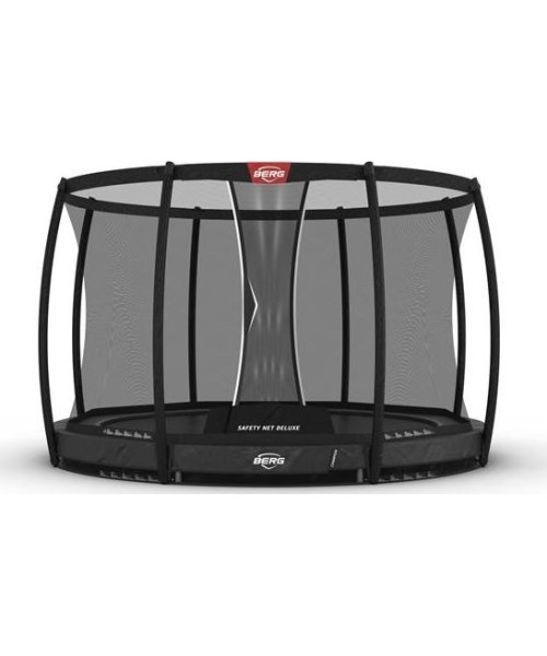 On-ground trampolines BERG: BERG Champion InGround 330 Grey + Safety Net Deluxe