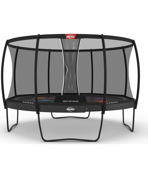 On-ground trampolines BERG: BERG Elite Regular 430 Grey Levels + Safety Net Deluxe