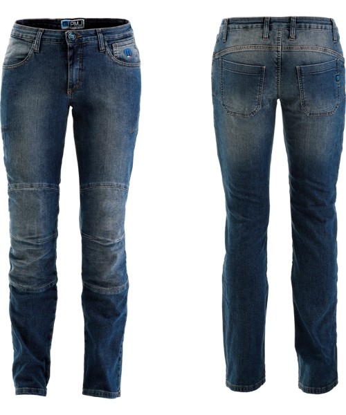 Women's Motorcycle Jeans PMJ Promo Jeans: Moteriški moto džinsai su apsaugomis PMJ Carolina