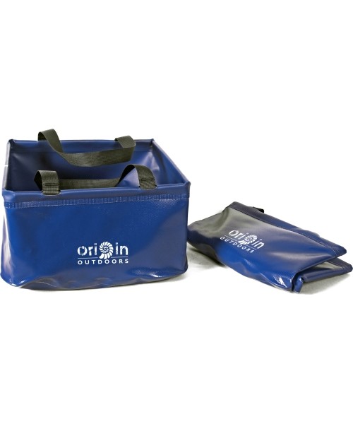 Fishing Bait & Chum Containers Origin Outdoors: Folding Bowl Origin Outdoors 15L, Blue