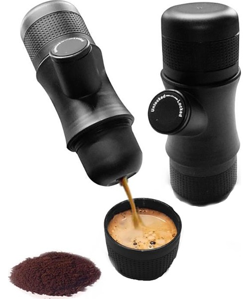 Dishes Origin Outdoors: Mini-Espresso Machine Origin Outdoors To-Go, For Powder