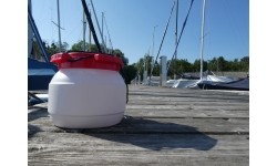 Išgyvenimo reikmenys ir jų rinkiniai BasicNature: Statinė BasicNature Wide Mouth 3.6L, balta