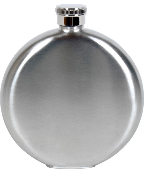 Gertuvės ir puodeliai BasicNature: BasicNature Hip flask 'Brush, round'