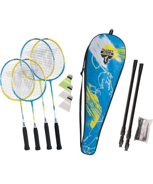 Badminton Sets : Talbot-Torro Family Badminton set including net