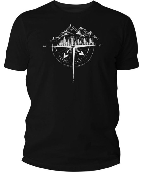 Sleeping Bags : TigerWood men's t-shirt Wind Rose black