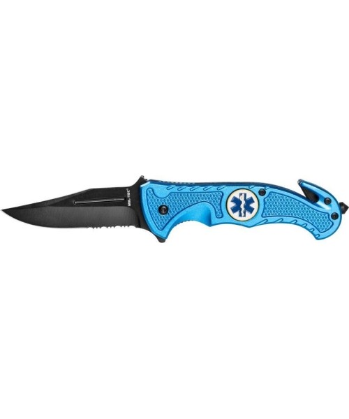 Hunting and Survival Knives MIL-TEC: BLUE CAR KNIFE ′RESCUE′