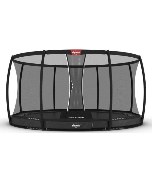 On-ground trampolines BERG: BERG Elite InGround 430 Grey + Safety Net Deluxe