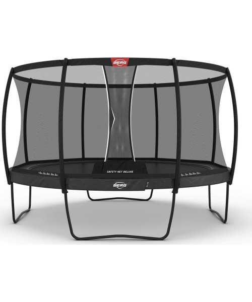 Pastatomi batutai BERG: BERG Elite Regular 430 Grey + Safety Net Deluxe