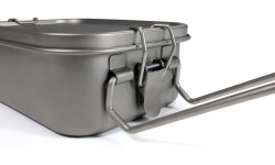 Indai Origin Outdoors: "Origin Outdoors" pietų dėžutė 2 in 1 "Titanium