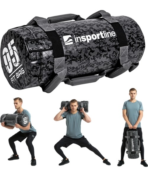 Jėgos maišai inSPORTline: Jėgos maišas su rankenomis inSPORTline FitBag Camu 5kg