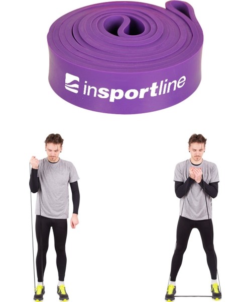 Elastinės juostos-kilpos inSPORTline: Pasipriešinimo guma - kilpa inSPORTline Hangy 100cm 32mm (vidutinis)