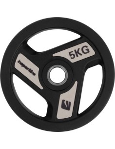 30 mm - HERK svoriai su padidintu atsparumu inSPORTline: Guma padengtas svoris 30mm inSPORTline Herk 5kg