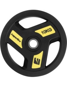 30 mm - HERK svoriai su padidintu atsparumu inSPORTline: Guma padengtas svoris 30mm inSPORTline Herk 10kg