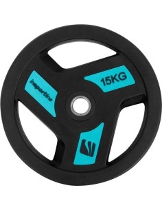 30 mm - HERK svoriai su padidintu atsparumu inSPORTline: Guma padengtas svoris 30mm inSPORTline Herk 15kg