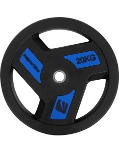 30 mm - HERK svoriai su padidintu atsparumu inSPORTline: Guma padengtas svoris 30mm inSPORTline Herk 20kg