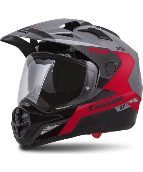 Motocross Helmets Cassida: Motociklininko šalmas Cassida Tour 1.1 Spectre