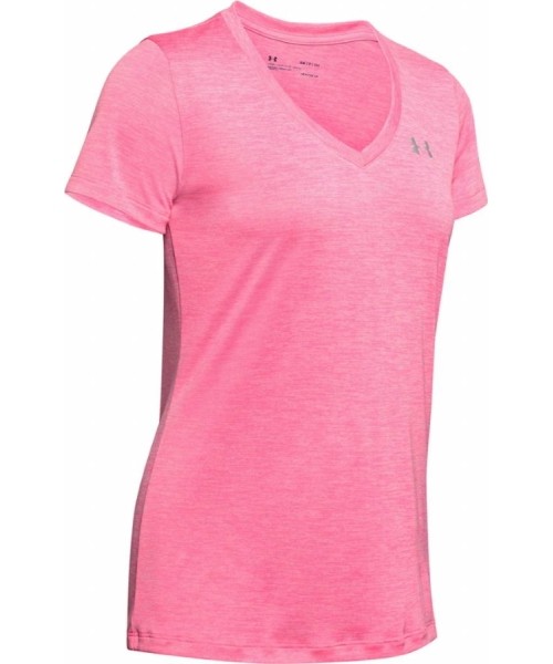 Women's Shirts with Short Sleeves Under Armour: Moteriškos "Under Armour Tech SSV Twist