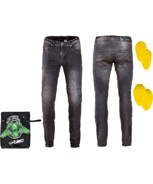 Men's Motorcycle Jeans W-TEC: Vyriškos motociklininko kelnės W-TEC Kancelor