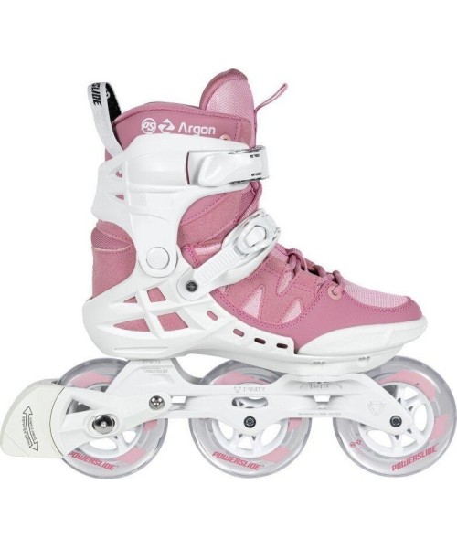Fixed size rollers Powerslide: Riedučiai Powerslide Phuzion Argon Rose 100 Trinity