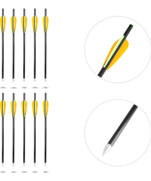 Kelioniniai krepšiai inSPORTline: Stiklo pluošto strėlės inSPORTline Frankson 34cm, 10vnt.