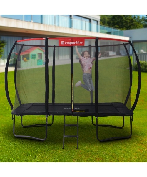 Trampoline Safety Nets inSPORTline: Apsauginis tinklas be polių batutui inSPORTline QuadJump PRO, 244x335cm